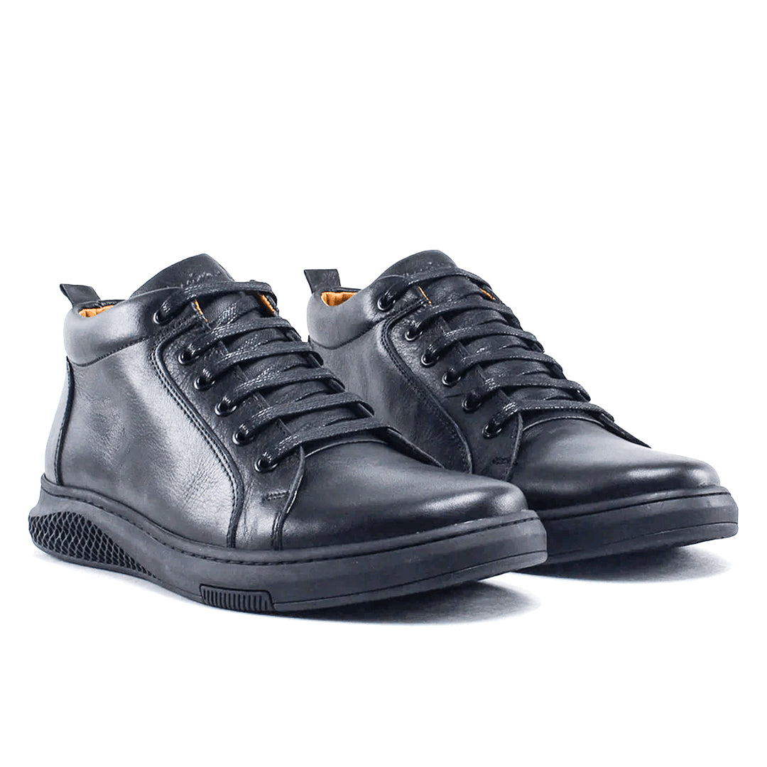 A19-Chaussures d'hiver en cuir