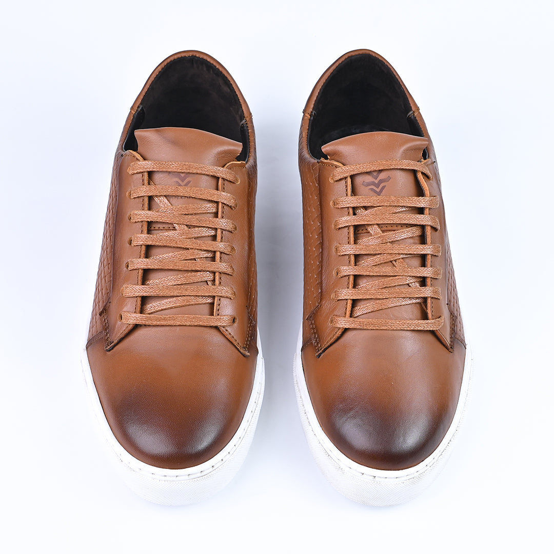 Baskets En Cuir