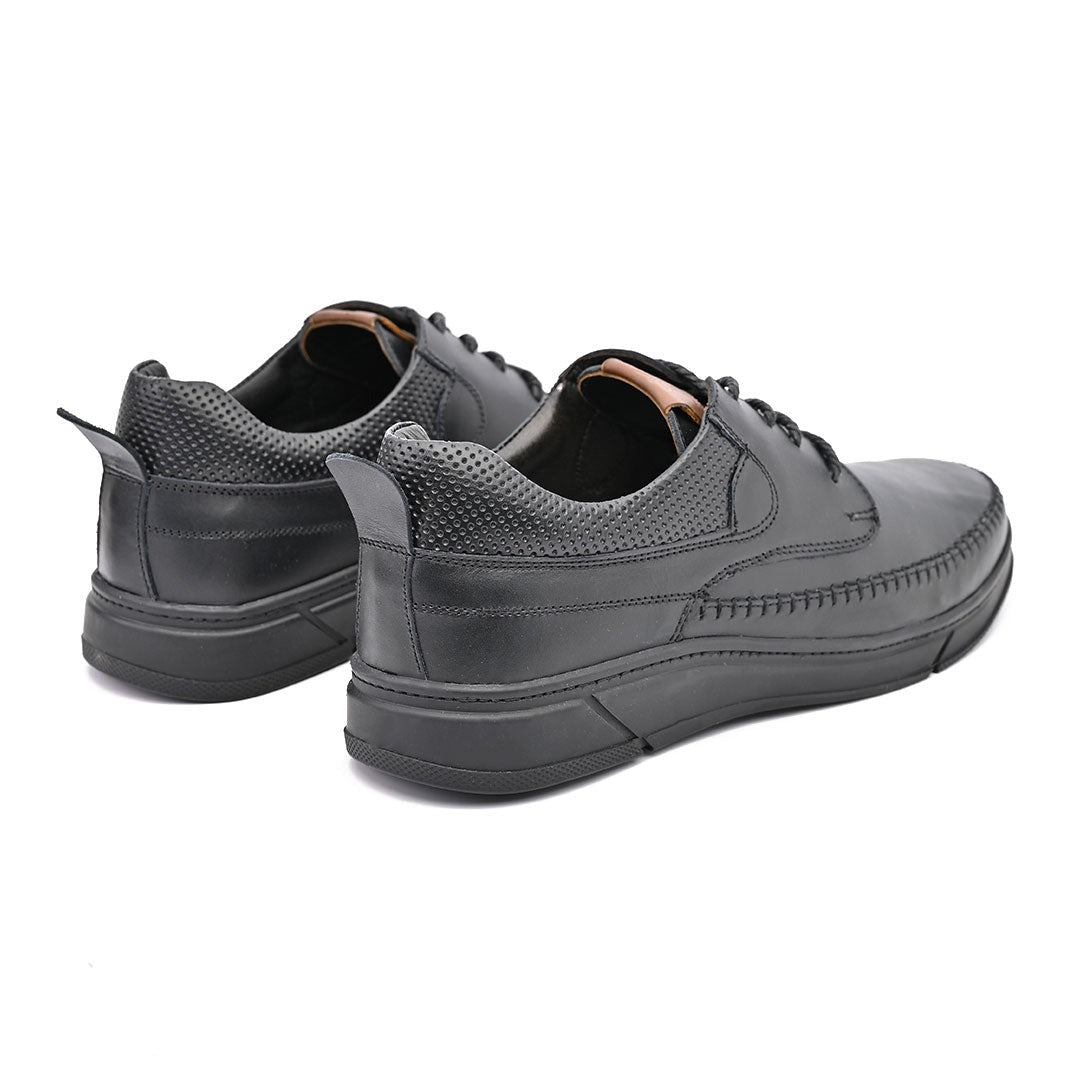 Sneakers En Cuir NOIR