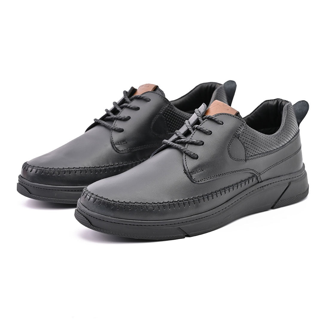 Sneakers En Cuir NOIR