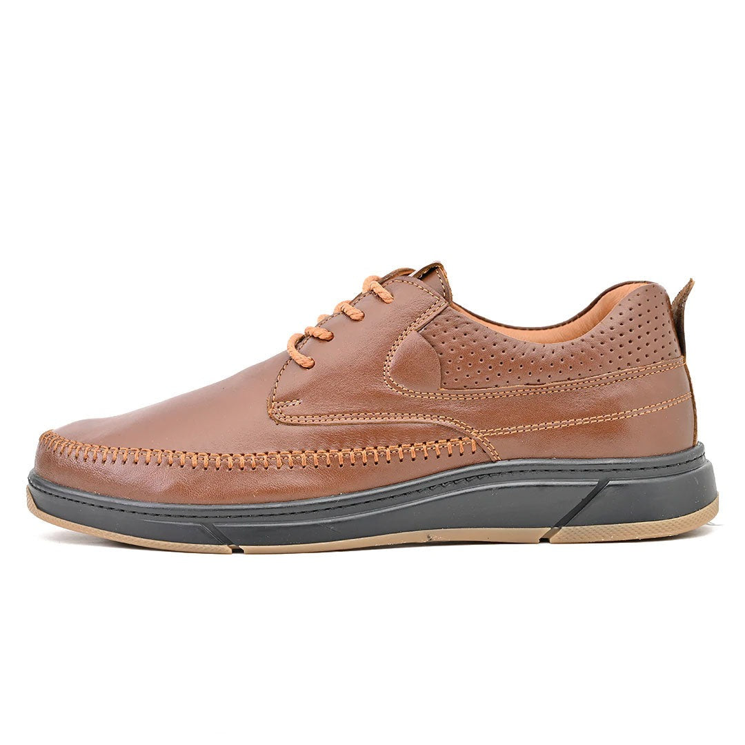 Sneakers En Cuir MARRON