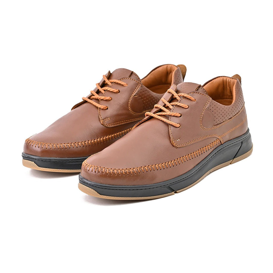 Sneakers En Cuir MARRON